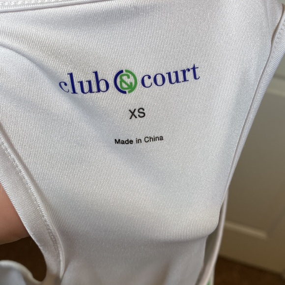 Club and Court Set  Libby Dress Signature Floral / Course  Jacket Zip-up XS - Picture 6 of 10